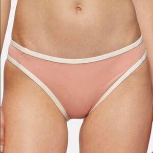 Tavik Jayden Womens Desert clay Tapioca Pink Tan New Swim Bikini Bottom Small